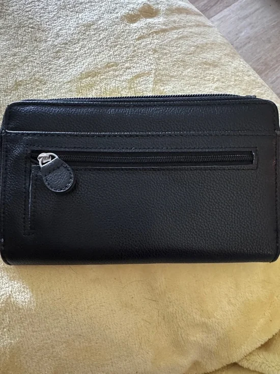 The Bradford Exchange Snoopy & Woodstock Black and White Trifold Wallet - Picture 3 of 9